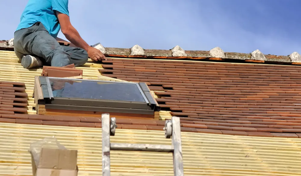 Pose de toiture